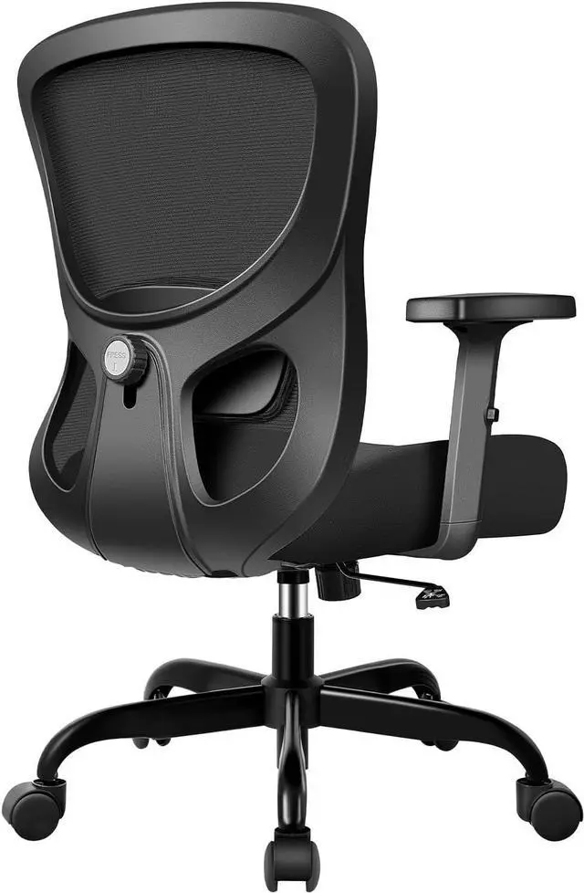 Main image of Office Chair Ergonomic Desk Chair with Adjustable Lumbar Support, Swivel Comfy Computer Chair Heavy Duty Executive Chair for Home Office