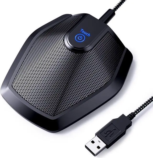 Main image of TONOR Conference USB Microphone, Omnidirectional Condenser PC Mic for Video Conference, Recording, Skype, Online Class, Court Reporter, Plug & Play Compatible with Mac OS X Windows PC Compute, G11