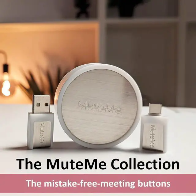 Alt view image 7 of 7 - MuteMe - Illuminated Physical Mute Button for Zoom, Teams, WebEx & More (As Seen on Shark Tank)! Mac/PC Compatible. USB Cord & Adapter Included. Free Software Download Required.