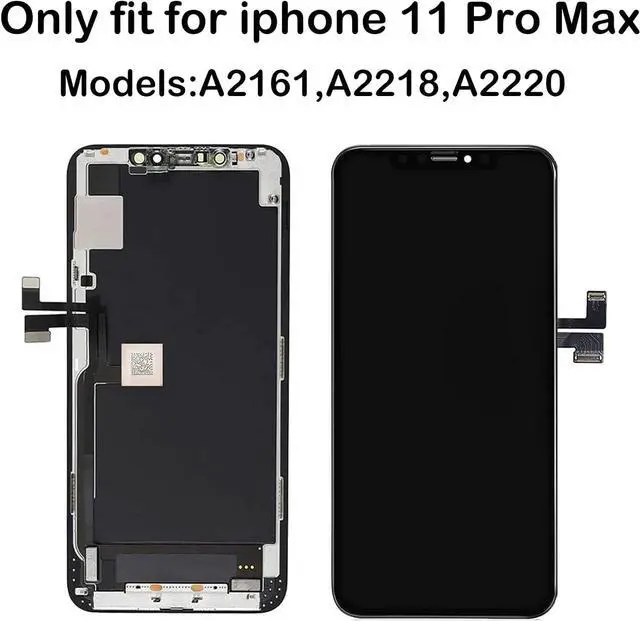 Alt view image 2 of 6 - for iPhone 11 Pro Max Screen Replacement,Full HD LCD 3D Touch Compatible with iPhone 11 Pro Max Screen Replacement 6.5 inch (Model A2161, A2218, A2220) with Repair Tools