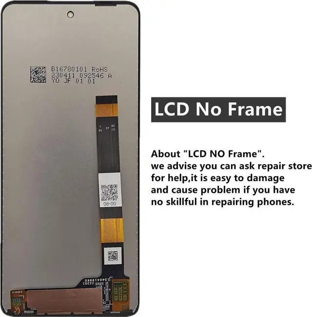 Alt view image 2 of 6 - for Motorola Edge 5G UW 2021 Screen Replacement kit for Moto Edge 2021 Xt2141 Xt2141-1 Xt2141-2 Xt2141dl LCD Display Touch Screen Digitizer Assembly 6.8 inch