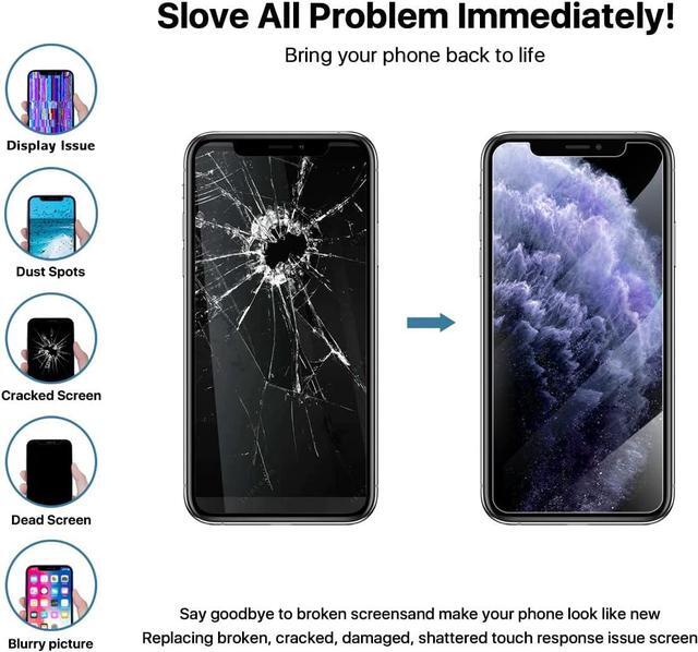 Alt view image 3 of 7 - for iPhone Xs Max Screen Replacement 6.5  LCD Replacement Screen & 3D Touch Display Digitizer Full HD with Repair Tools Kit + Waterproof+Screen Protector