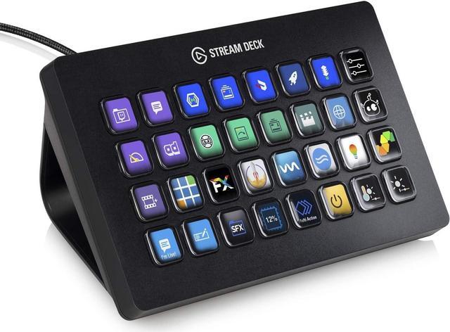 Main image of Stream Deck XL  Advanced Studio Controller, 32 macro keys, trigger actions in apps and software like OBS, Twitch, ?YouTube and more, works with Mac and PC