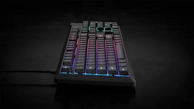 Alt view image 5 of 6 - K55 CORE RGB Membrane Wired Gaming Keyboard  Quiet, Responsive Switches  Spill Resistance  Ten-Zone RGB  Media Keys  iCUE Compatible  QWERTY NA  PC, Mac  Black