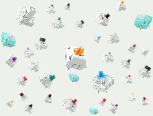 Alt view image 6 of 7 - Glorious Keyboard Switch Sample Pack - Gateron | Kailh | Panda | Lynx Mechanical Keyboard Switches