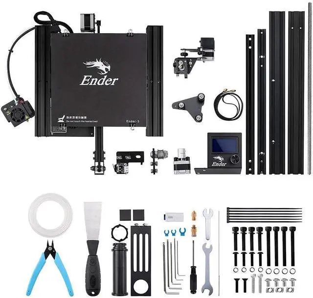 Alt view image 7 of 7 - Creality Ender 3 3D Printer Fully Open Source with Resume Printing Function DIY Printers Build Volulme 8.66x8.66x9.84 inch