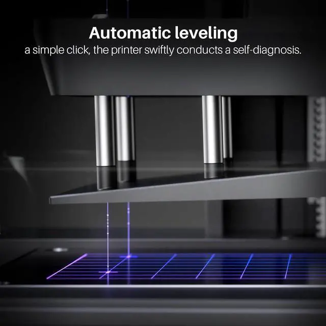 Alt view image 4 of 7 - ELEGOO Mars 5 Ultra 9K Resin 3D Printer, 150mm/h High Speed Printing, Smart Automatic Leveling, Intelligent Detection, WiFi-Transfer, Printing Size of 6.04 x 3.06 x 6.49 inch