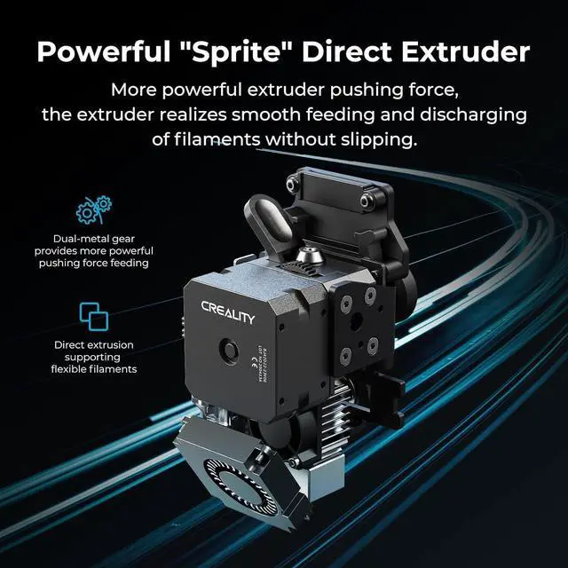 Alt view image 3 of 7 - Creality Ender 3 V3 SE 3D Printer, 250mm/s Faster Print Speed CR Touch Auto Leveling Sprite Direct Extruder Dual Z-Axis Auto Filament Loading Ender 3 Upgrade 3D Printer Print Size 8.66x8.66x9.84 inch