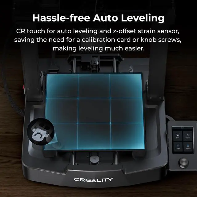 Alt view image 4 of 7 - Creality Ender 3 V3 SE 3D Printer, 250mm/s Faster Print Speed CR Touch Auto Leveling Sprite Direct Extruder Dual Z-Axis Auto Filament Loading Ender 3 Upgrade 3D Printer Print Size 8.66x8.66x9.84 inch