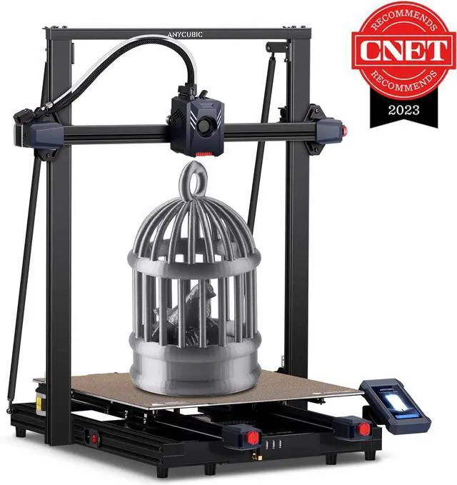 Alt view image 2 of 7 - Anycubic Kobra 2 Max 3D Printer, Max 500mm/s High-Speed Printing Large 88L Printing Volume with Auto Leveling Smart Z-Offset Vibration Compensation Enhanced Print Quality & Detail 420x420x500mm