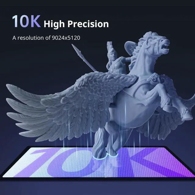 Alt view image 2 of 7 - ANYCUBIC 10K Resin 3D Printer, Photon Mono 4 LCD 3D Printer with 7-inch Mono Screen, Upgraded LighTurbo Matrix and Printing Platform, Printing Size of 6.04'x3.42'x6.49'