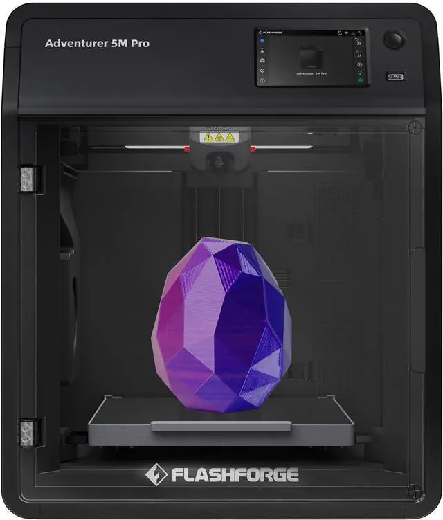 Main image of Adventurer 5M Pro 3D Printer, 600mm/s Max High-Speed 3D Printers with Auto Leveling, Dual Filtration System, Remote Monitoring, Quick Detachable Nozzle,Effective Cooling, Automatic Shutdown