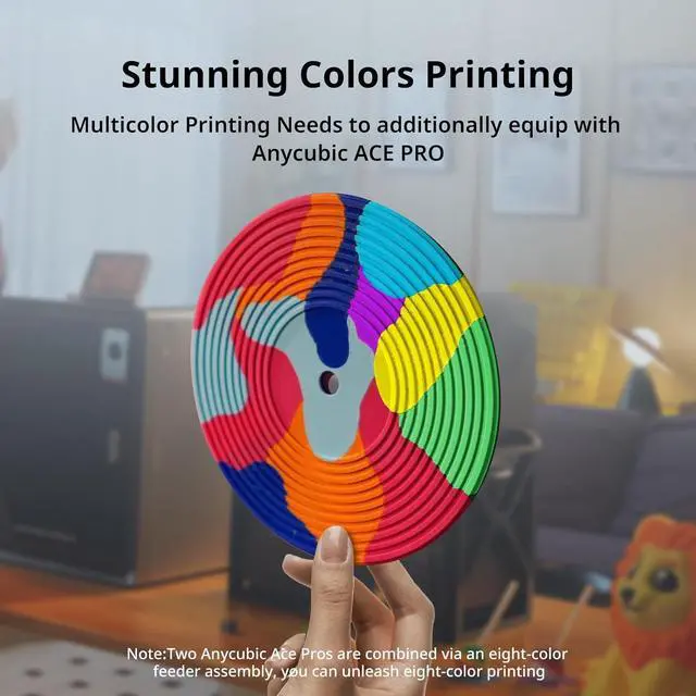 Alt view image 2 of 7 - Anycubic Kobra S1 3D Printer Only, 600mm/s High Speed Printing and Full Auto Leveling, Free-Clogging Extruder with 320 Hotend, Mental CoreXY Strucuture Built-in Camera, 44dB Low Noise 250*250*250mm