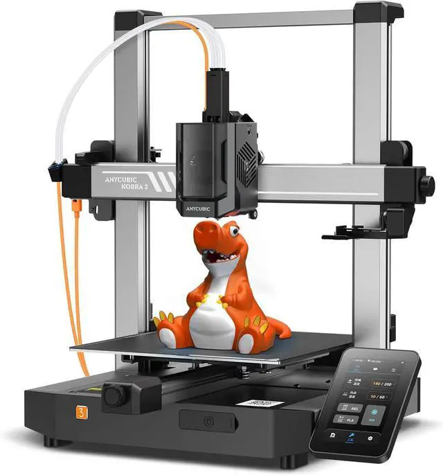 Main image of Anycubic Kobra 3 3D Printer Only, Max 600mm/s Print Speed Full-auto Calibration Details Better, Multi-Color 3D Printing Need with Additional Anycubic ACE Pro, Explore Endless Fun 9.8"x9.8"x10.2"