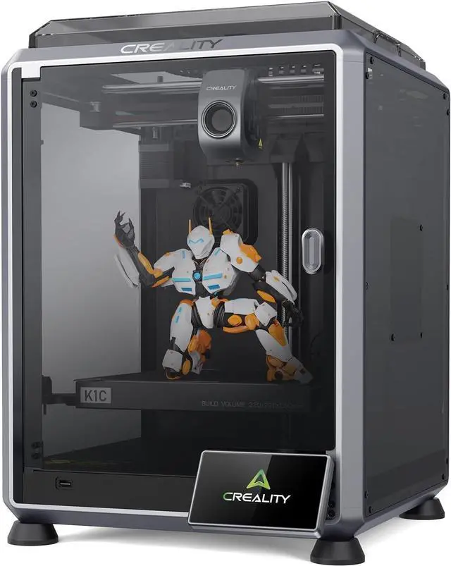 Main image of Creality K1C 3D Printer, 600mm/s Fast Speed Auto Leveling 3D Printers with AI Camera for 300°C Printing, Switchable Silent Mode Reliable Carbon Fiber 3D Printing 220 * 220 * 250mm