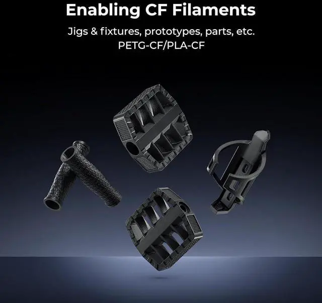 Alt view image 4 of 7 - Creality K1C 3D Printer, 600mm/s Fast Speed Auto Leveling 3D Printers with AI Camera for 300°C Printing, Switchable Silent Mode Reliable Carbon Fiber 3D Printing 220 * 220 * 250mm