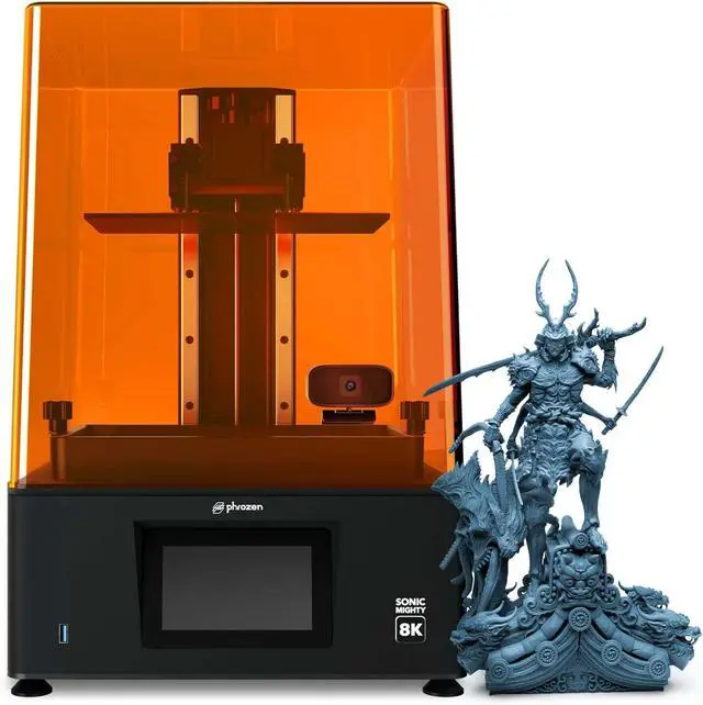 Main image of Sonic Mighty 8K LCD Resin 3D Printer, Monochrome/Mono LCD Screen, Mass-Produce 3D Printed Models with Ultra-high 8K Resolution, L21.8 x W12.3 x H23.5 Printing Volume