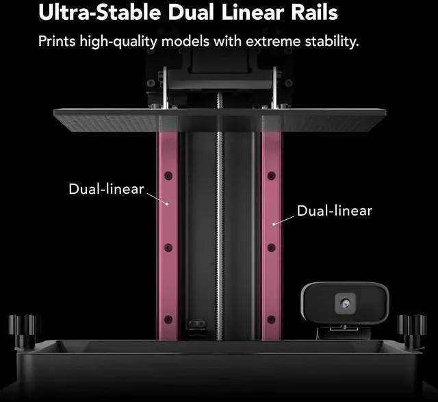 Alt view image 6 of 7 - Sonic Mighty 8K LCD Resin 3D Printer, Monochrome/Mono LCD Screen, Mass-Produce 3D Printed Models with Ultra-high 8K Resolution, L21.8 x W12.3 x H23.5 Printing Volume