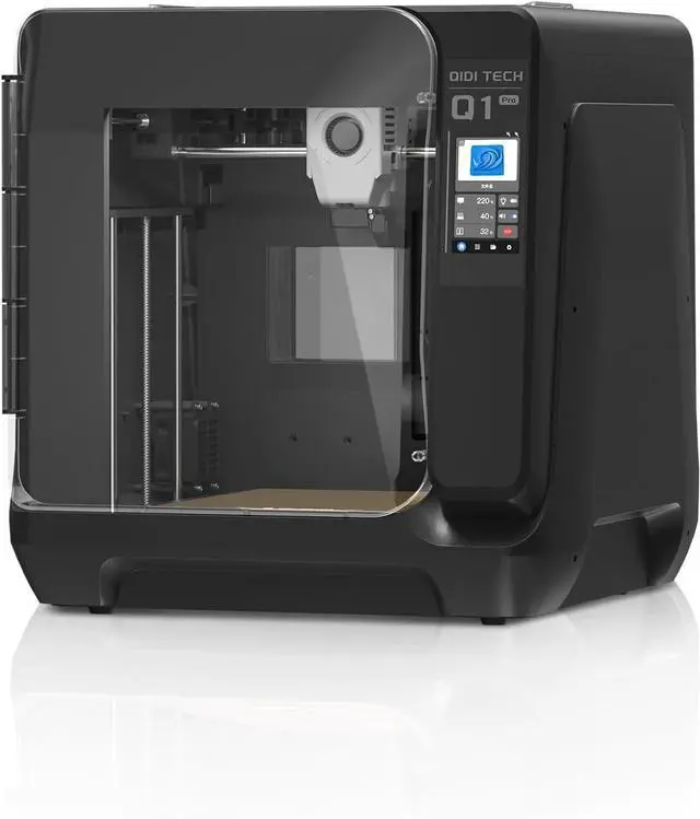 Main image of Q1 Pro 3D Printer, 600mm/s High-Speed Fully Auto Leveling 3D Printers with Camera, 60 Chamber Heat, 350°C Print Support Carbon Fiber Filament, Tangle Detection, Printing Size 9.65"x9.65"x9.45"