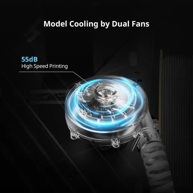 Alt view image 4 of 7 - T1 Pro Delta 3D Printer - New FDM 3D Printer, 1000 mm/s high-Speed Printing, Dual-Gear Strong extruder, one-Button Automatic Leveling, 300°C high-Temperature Nozzle, Al Intelligent Monitoring