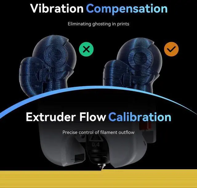 Alt view image 5 of 7 - Adventurer 5M 3D Printer with Fully Auto Leveling System, Max 600mm/s High-Speed, 280 Quick-Detach Nozzle, CoreXY Structure for Superior Print Quality, Rookies & Experts Smart Choice