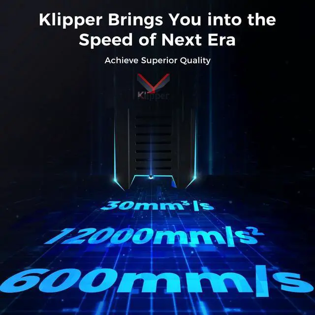 Alt view image 2 of 7 - T300 3D Printer Max Speed up to 600mm/s, Klipper Firmware 300 All-in-one Hotend 30s Preheat Time 81-point Auto Leveling Industrial Linear Rails 95% Pre-assembly All Metal Body 11.8*11.8*13.8in
