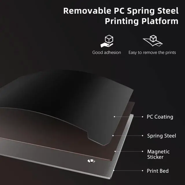 Alt view image 5 of 7 - Creality Ender 3 V2 Neo 3D Printer with CR Touch Auto Leveling PC Spring Steel Platform Full-Metal Extruder 95% Pre-Installed 3D Printers Resume Print and Model Preview 8.66x8.66x9.84 inch