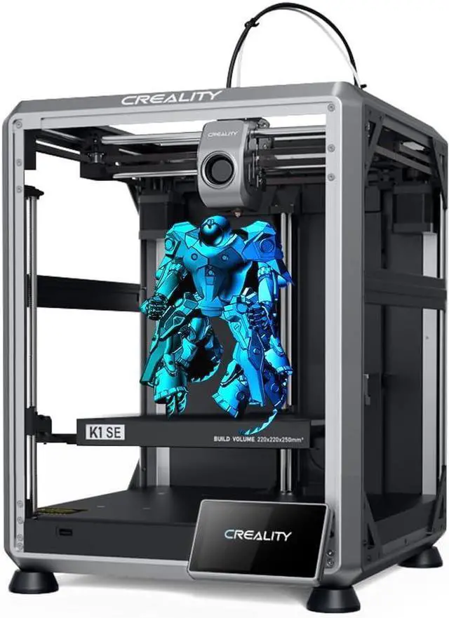 Main image of Creality K1 SE 3D Printer, 2024 New Version 600mm/s High-Speed Hands-Free Auto Leveling Flagship-Level Direct Extruder Quick-swap Tri-Metal Nozzle K1 Upgrade 3D Printer