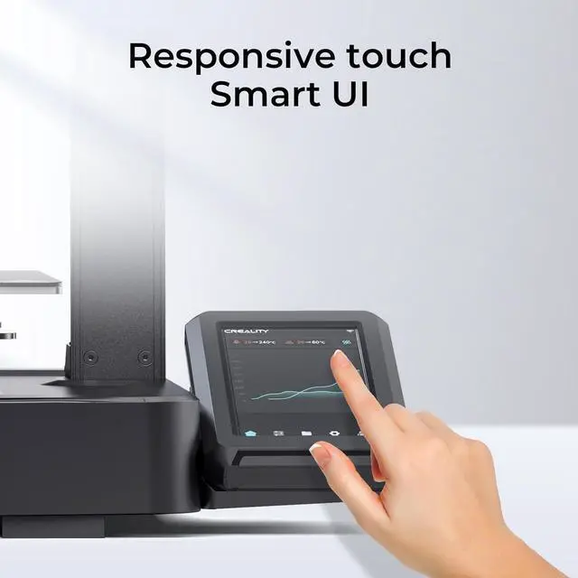 Alt view image 3 of 7 - Creality 3D Printer Ender 3 V3 KE Upgraded, 500mm/s Max High-Speed with Sprite Direct Extruder Supports 300 Printing, Auto Leveling 3D Printer for Kids and Beginners, Larger Print Size 250x220x220mm