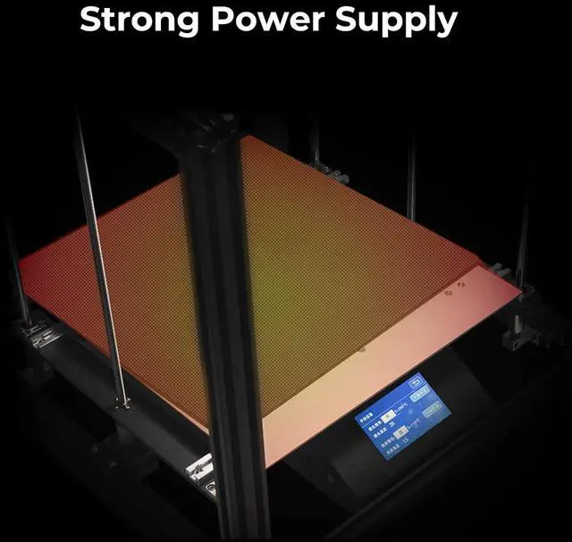 Alt view image 5 of 7 - Creality 3D Printer Ender 5 Plus FDM Printer with Auto Bed Leveling Sensor Kit, Dual Z-Axis Touch Screen and Glass Bed Large Printing Size 350x350x400mm