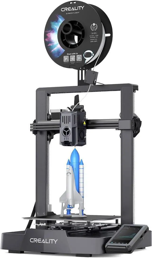 Main image of Creality Ender-3 V3 KE 3D Printer, 500 mm/s High-Speed Printing with Auto-Leveling, Sprite Direct Extruder Supports 300 Printing, Ultra-Smooth and Stable, 220×220×250 mm Print Volume