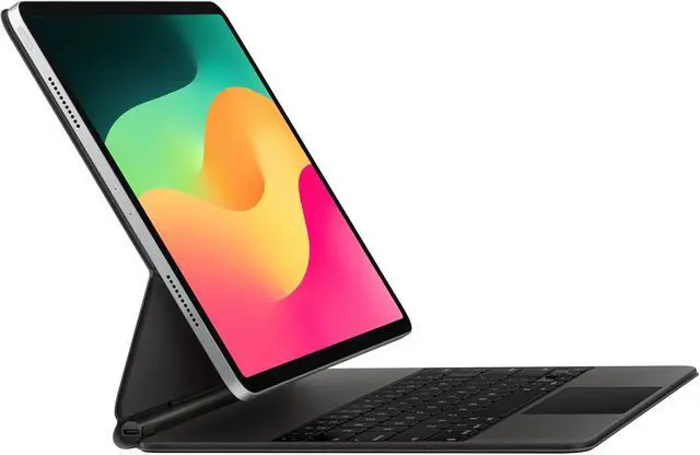 Alt view image 3 of 7 - Case For Apple Magic Keyboard: iPad Keyboard and case for iPad Pro 12.9 inch (3rd, 4th, 5th and 6th gen) and iPad Air (M2), Great Typing Experience, Built-in trackpad, US English - Black