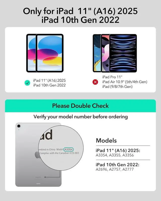 Alt view image 2 of 7 - iPad 11th(A16, 2025)/10th Gen Case with Keyboard, Magic Keyboard for iPad 10.9", Case with Floating Cantilever Stand, Springy Backlit Keys, Multi-Touch Trackpad, Rebound Series, Black