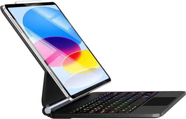 Main image of For iPad 10th & 11th (A16) Generation Case with Keyboard Magic-Style Magnetic Keyboard Case for iPad 11 inch 2025&10th Gen 10.9 inch, Multi-Touch Trackpad - Backlit - Floating Cantilever Stand
