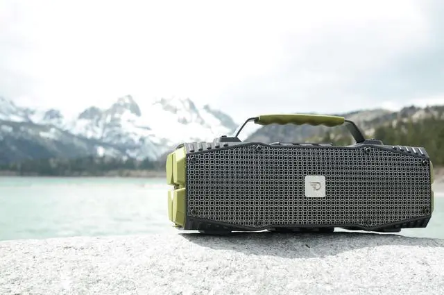 Alt view image 7 of 7 - Dreamwave Survivor Outdoor Bluetooth Speaker with Car Jump Starter,Hi-Res 30W Audio,14-hours Playtime,IPX5 Splash Proof,Bright LED Flashlight,Built-in power bank for phone charging