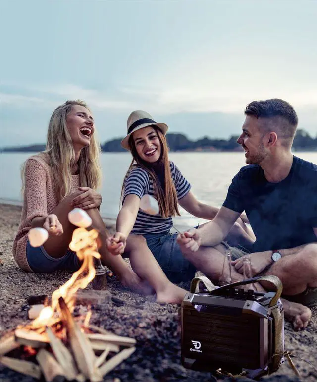 Alt view image 7 of 7 - Dreamwave RockStar Mini Super Portable Bluetooth Speaker with 12-Hour Playtime,66-Feet Bluetooth Range&Built in Mic,Dual Paring Wireless Bluetooth Speaker with HiFi 40W Superior Sound,Support U Drive