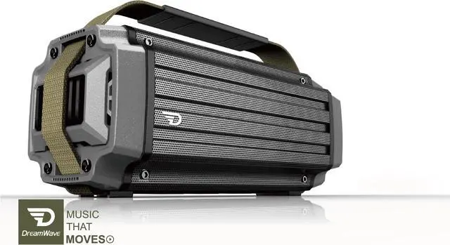 Alt view image 2 of 7 - Dreamwave Tremor II Outdoor Portable Bluetooth Speaker with 24-Hour Playtime,66-Feet Bluetooth Range&Built in Mic,Dual Paring Wireless Bluetooth Speaker with HiFi 50W Superior Sound,Support U Drive