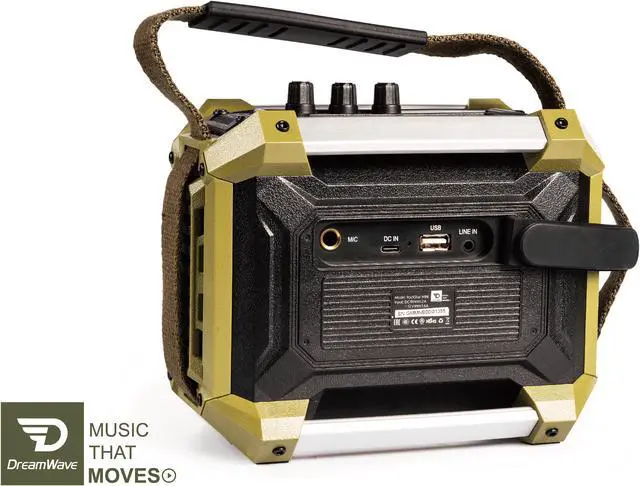 Alt view image 4 of 7 - Dreamwave RockStar Mini Super Portable Bluetooth Speaker with 12-Hour Playtime,66-Feet Bluetooth Range&Built in Mic,Dual Paring Wireless Bluetooth Speaker with HiFi 40W Superior Sound,Support U Drive