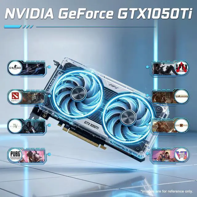 Alt view image 3 of 7 - GPVHOSO Gaming PC Desktop, Intel Core i7 4th Gen, GTX 1050 Ti 4GB | Prebuilt Gaming PC, 16GB RAM, 512GB SSD, Windows 11 Home, Entry Level Desktop for Gaming, Family Work & Daily Use
