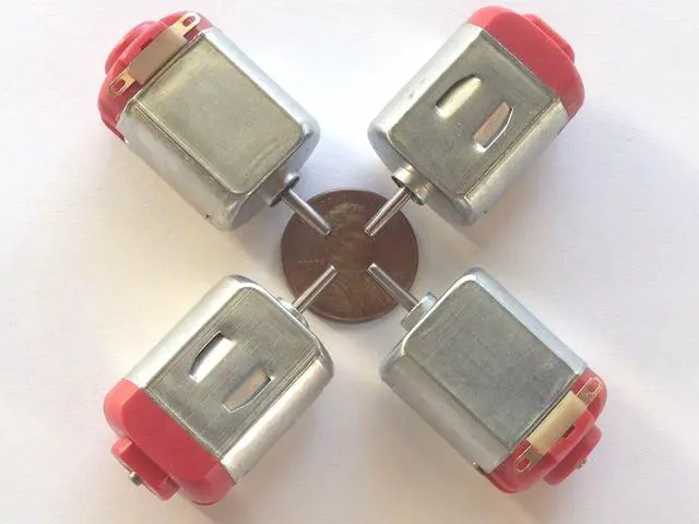 Alt view image 3 of 3 - 2 pcs 130 DC Small Motor 3V-6V 16,500 RPM for DIY Electric Toy Car Ships Planes