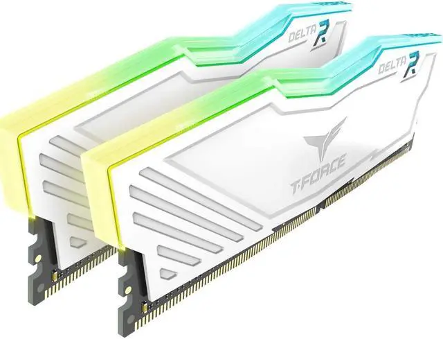 Alt view image 3 of 4 - TEAMGROUP T-Force Delta RGB DDR4 16GB (2x8GB) 3000MHz (PC4-24000) CL16 Desktop Memory Module Ram - White - TF4D416G3000HC16CDC01