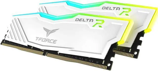 Alt view image 2 of 4 - TEAMGROUP T-Force Delta RGB DDR4 16GB (2x8GB) 3000MHz (PC4-24000) CL16 Desktop Memory Module Ram - White - TF4D416G3000HC16CDC01