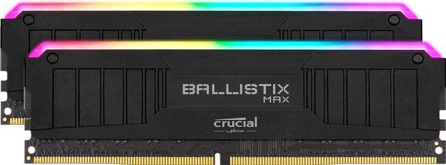 Crucial Ballistix MAX RGB 4400 MHz DDR4 DRAM Desktop Memory 16GB (8GBx2) CL19 BLM2K8G44C19U4BL (Black) Desktop Memory - Newegg.com