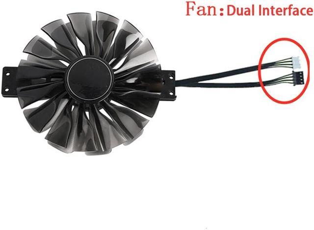 95mm For PALiT-GEFORCE GTX1080Ti 11GB GameRock Graphics Card Double layer  Cooling Fan(Two Interface fan)