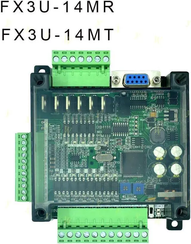 Main image of FX3U-14MR PLC industrial control board 8 Input 6 Output 6AD 2DA and RS485 RTC Compatible with FX1N and FX2N,
