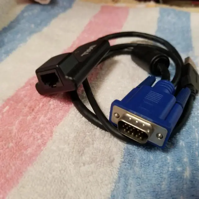 Main image of 0NMW64 0CPF14 USB USB2 PowerEdge KVM Switch Virtual Media Module POD Cable A3