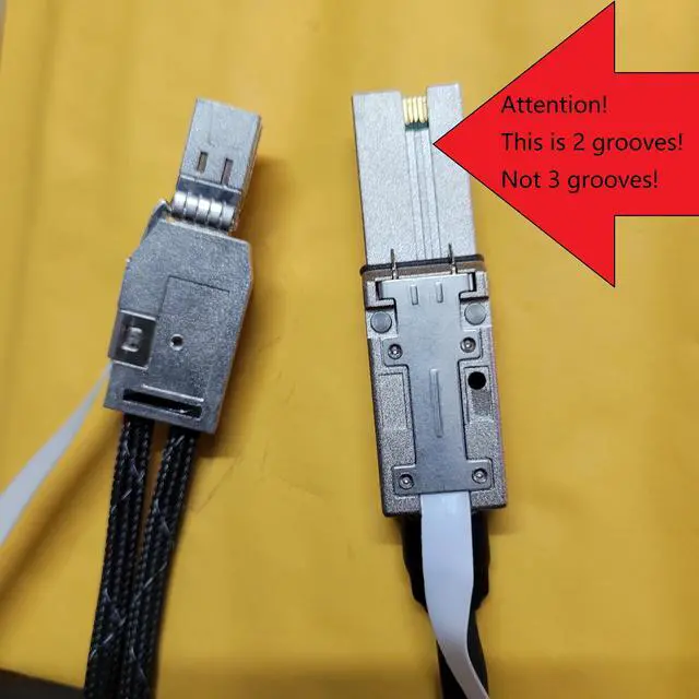 Main image of 2m External Mini SAS HD SFF-8644 to Mini SAS SFF-8088 Hybrid Cable for Tyco SFF8644-SFF8088 Cable 6ft