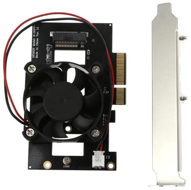 Main image of PCIe  to for M.2 NGFF for w/Cooling Fan for MZHPU128HCGM SM951 XP941 Adapter S