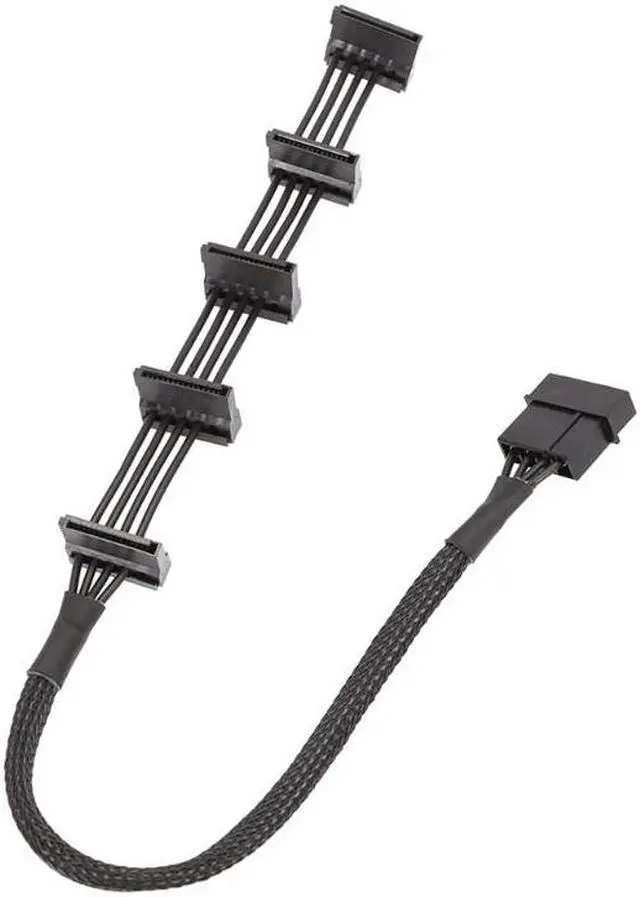 Main image of PC Computer Hard 4Pin Female IDE 1 to 5 Splitter Adapter Converter