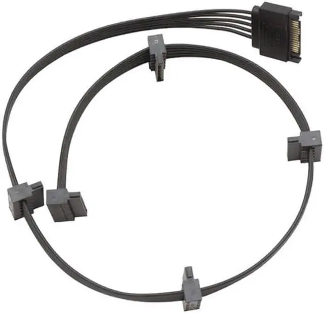 Main image of 15Pin 1 to 5  Hard Drive Power Line Computer Serve Hard Disk Expansion Line Hot Sale 30CM